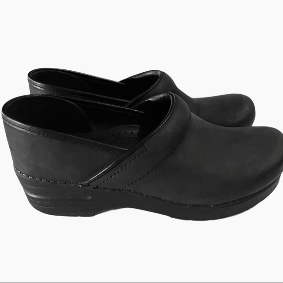 Dansko Clogs Oiled Leather Sz 39 Narrow - Picture 5 of 14